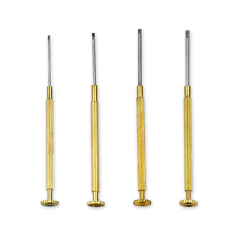 

Золота плоска викрутка для ремонту годинників - Різні розміри E021 (Gold Flathead 1.6 Screwdriver)