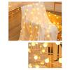 Fairy Lights 10 LED 4.9ft String Lights Battery Powered Warm Lighting Steady On Wire Lights for Outdoor Party Camping