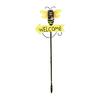 Welcome Sign Yard Stake Fun Animal Designs Garden Stake Cute Bunny Frog Welcome Sign with Stake for Outdoor Front Yard Lawn