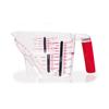 Pearl Metal Softia Top-Mounted Measuring Cup 500, Red