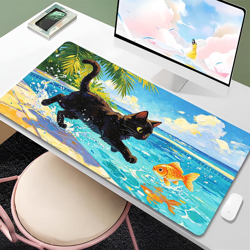 Large Mouse Pads Notebook Gamer Keyboard Mousepad Pc Computer Desk Mat High-Quality Gaming Pad Cute Cat Mouse Mats For CS GO LOL