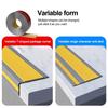 New Self-adhesive Stair Anti-Slip Tape L-Shaped Waterproof Non-Slip Protector Strips PVC Anti-Slip Edging Home Office