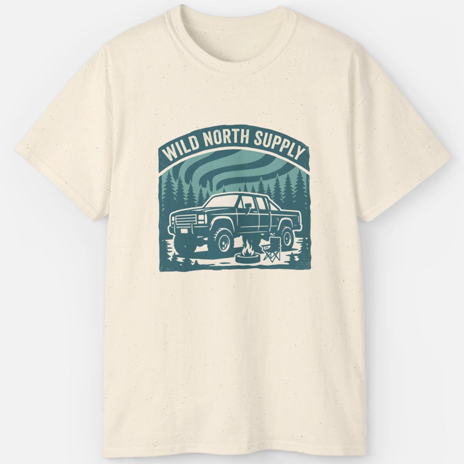 Рубашка Wild North Supply – Винтажная футболка с изображением походного грузовика 2XL