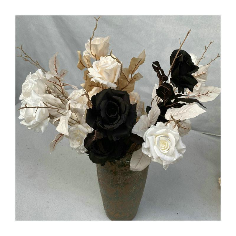 Floral Rose Lifelike Arrangement For Wedding Decoration And Photography Styling