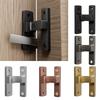90 Degree Door Latch Door Lock, with Screws, Heavy Duty Doors Bolt Lock Flip Latch for Barn Sliding Door