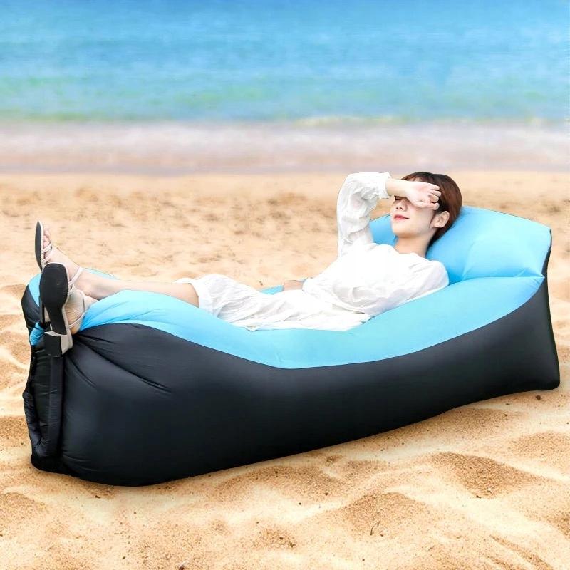 Large Mattress Without Inflation Lazy Bag For Beach Camping Sun Chair Xl 180 Cm
