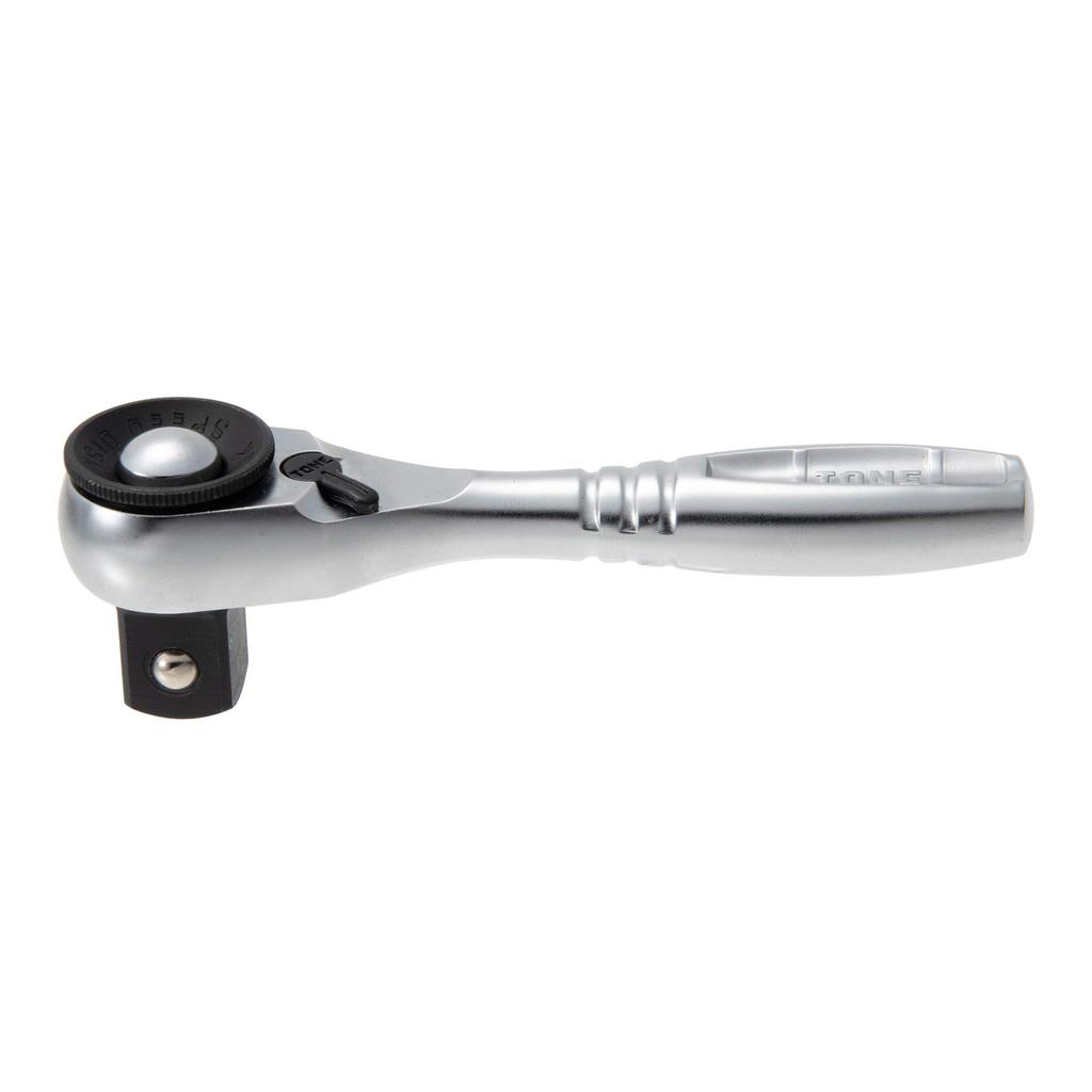 TONE Compact Short Ratchet Handle RH4CHQS Drive Angle (Quick Turn/Hold Type) 12.7mm (1/2")