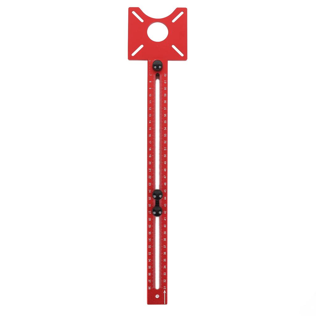 4 In 1 Router Milling Groove Bracket Aluminum Alloy Adjustable Multifunctional Cabinet Hardware Jig and Router Guide for Woodworking Wood Cutting