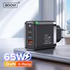 QOOVI 65W nabíječka GaN USB typu C rychlé nabíjení Rychlé nabíjení 4.0 adaptér USB-C PD nabíječka pro Samsung Xiaomi Macbook iPhone ipad