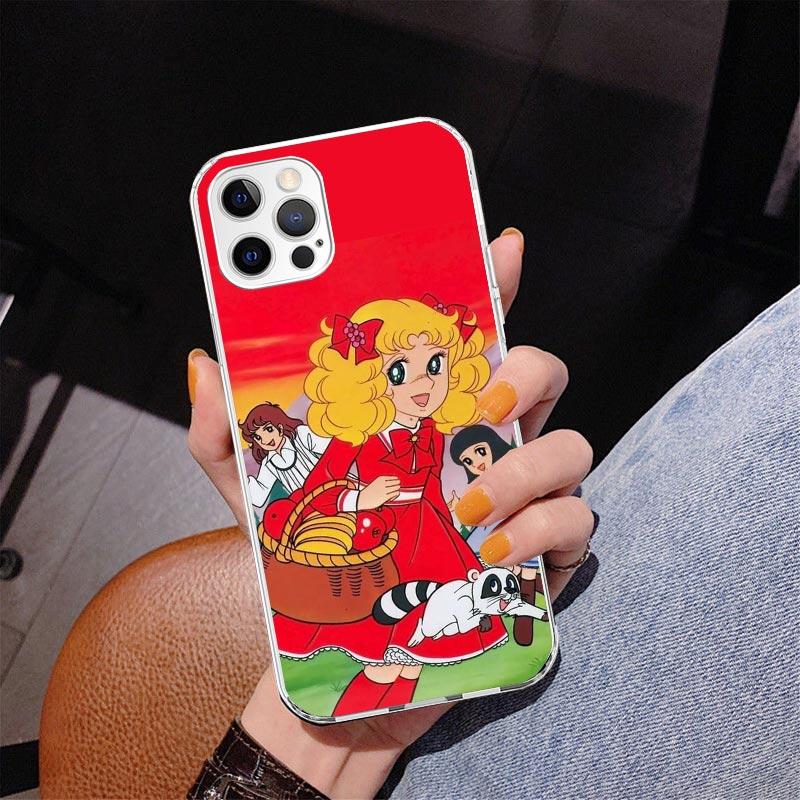 Candy 90s Anime Phone Case For iPhone 17 Air 16 Pro Max 16E 15 + 14 Plus 11 12 13 Mini 7 8 SE Gift Print Cover Fundas 17 Air 16
