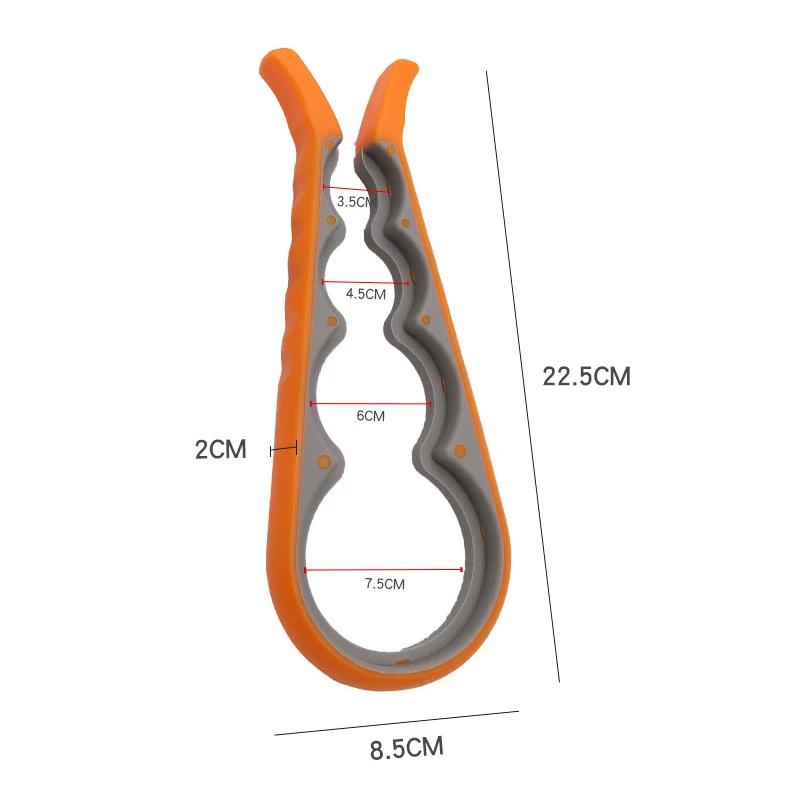 Jar Opener for Weak Hands 5 In 1 Multi Function Can Opener Bottle Opener Kit with Non Slip Silicone Handle