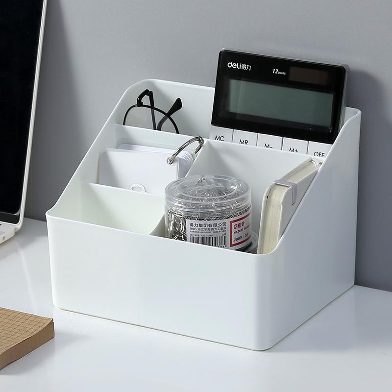 Caja de Almacenamiento de Artículos de Escritorio Organizador de Maquillaje Organizador para Pinceles Caja de Almacenamiento para Hogar Oficina Baño Dispositivo de Almacenamiento para Cuidado de la Piel