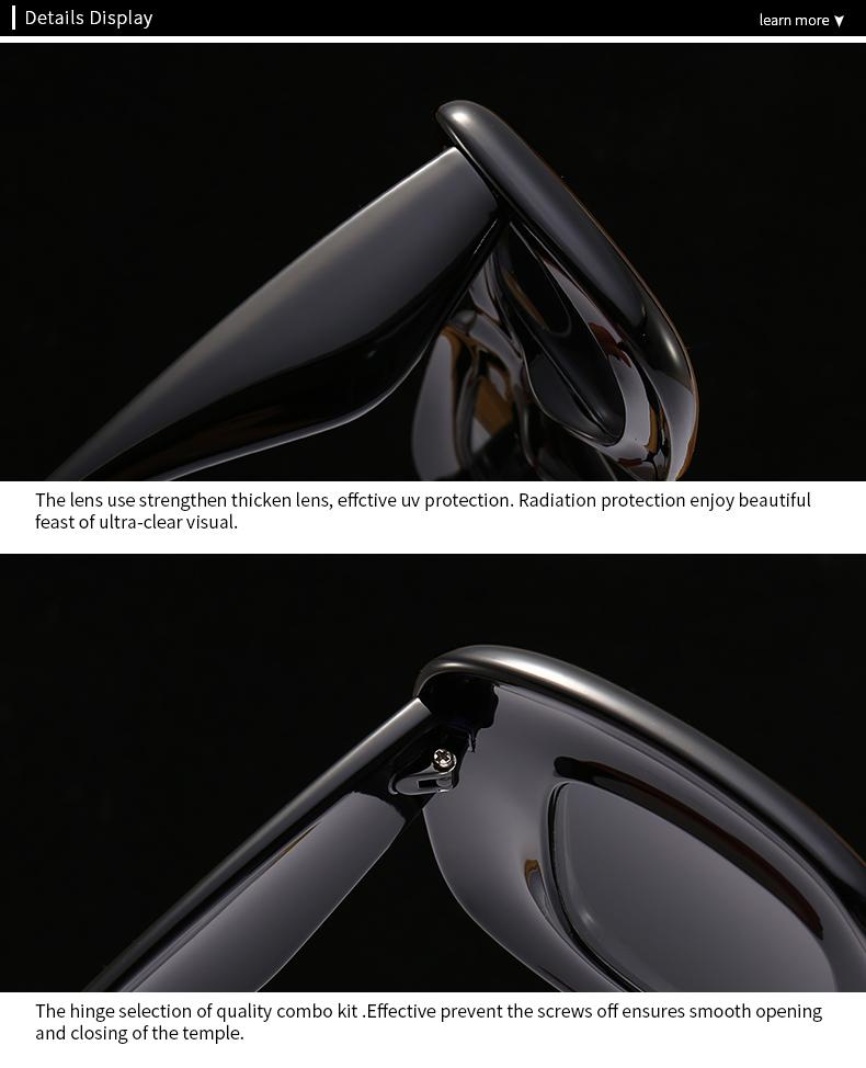 Popular European And American Concept Square Wrapped Style“ Futuristic” Sunglasses Trendy Sunglasses