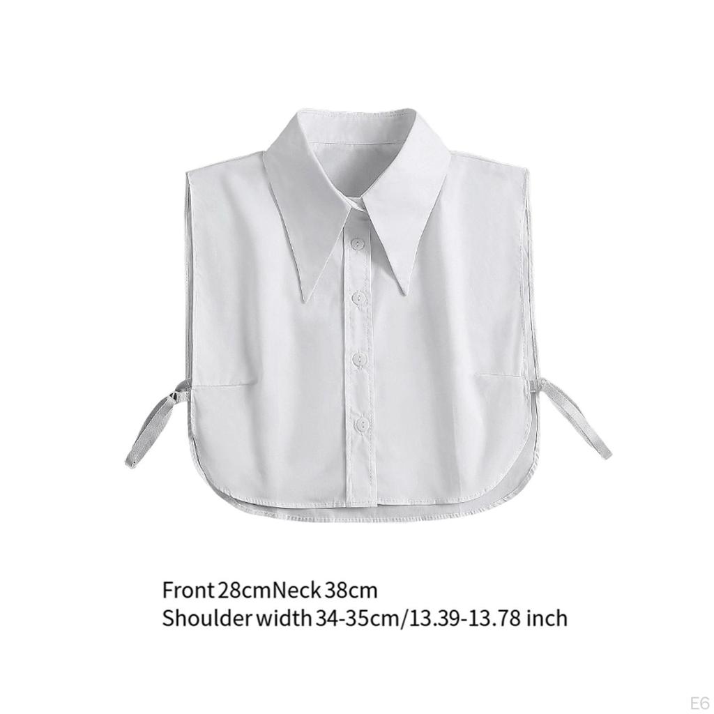 Cuellos Falsos Decorativos Camisas Medias para Atuendos Suéter