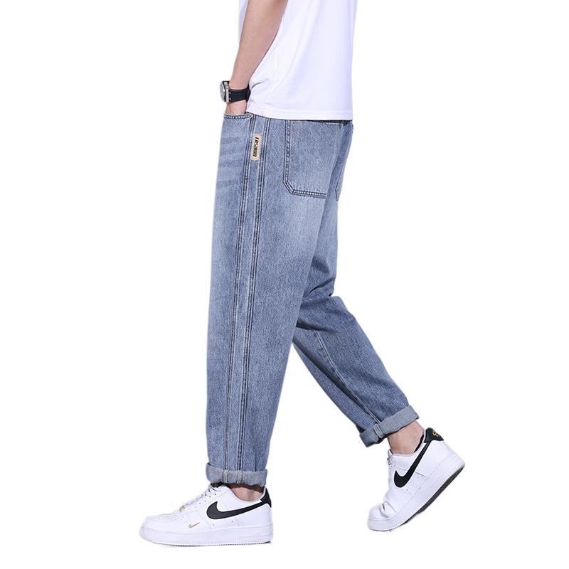 Spring and Summer Jeans Trend Japanese Loose Casual Micro-Harlan Trousers