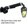 2PCS High-definition Bike Mirror 360 Rotation Adjustable Lightweight Rearview Mirror with 2 Wrenches Glass Mirrors Outdoor