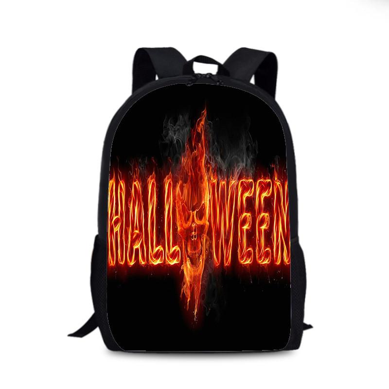 Halloween Fledermaus Kürbis Rucksack Aus Nylonmaterial Für Den Täglichen Gebrauch Und Street Style