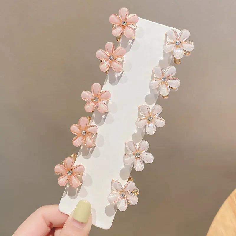 2023 Summer Camellia Mini Hair Claw Clip for Girls