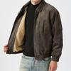 Lambswool Suede Faux Leather Jacket - Trendy Loose-Fit Autumn/Winter Retro Casual Outerwear