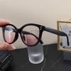 New retro round frame sunglasses simple rice nails high-end sunglasses anti-ultraviolet tide S