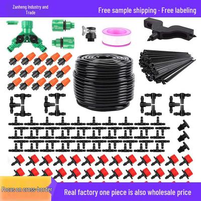 164ft Garden Irrigation Kit - DIY Automatic Drip Watering Device for Flowers
