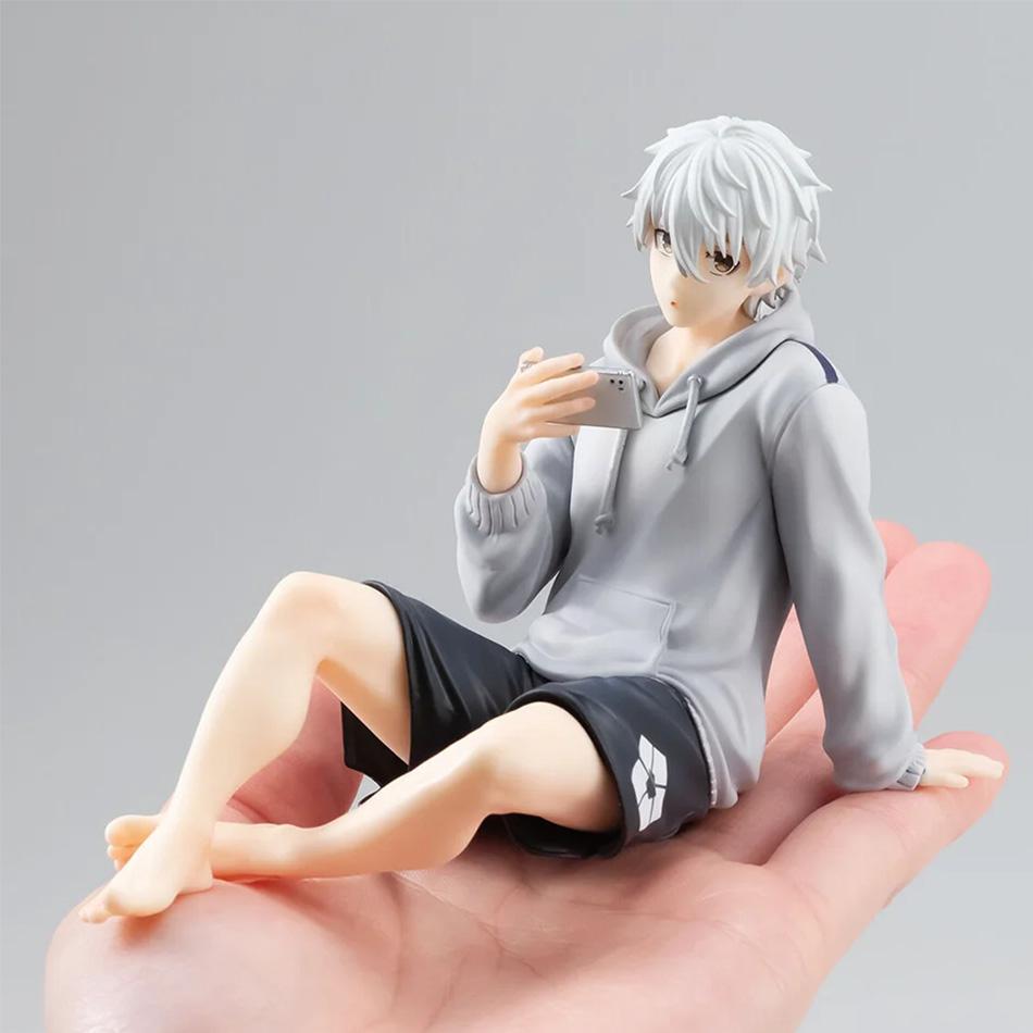 Nagi Seishiro Anime Figure - Sitting Pose Action Figurine Cute Collection Decoration Model Doll for Anime Gifts