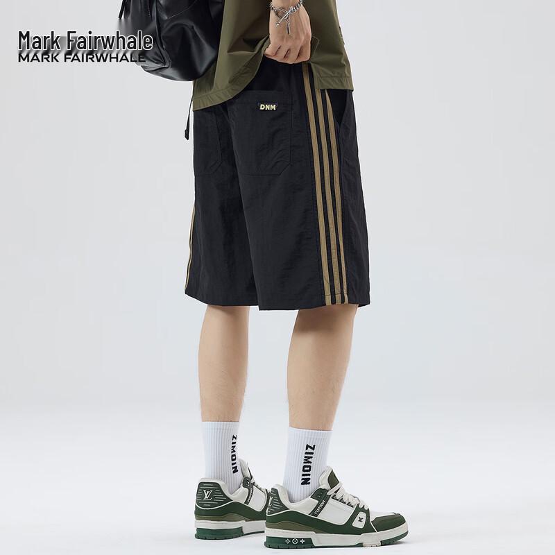 Mark Hua Fei Men s Ice Silk Quick-Dry Casual Shorts S чёрный