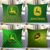 JJohnLogoDeeres Anime Kussensloop Inches Boerderij Decoratie Huis Gooi Kussenslopen voor Bank Decoraties