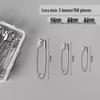 Vintage-Style Safety Pin Brooch and Paper Clip Set: Small to Extra Large for Clothes and Bed Sheets