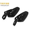 Universal Retro Electric Motorcycle Rearview Mirror for Harley & Yamaha (22mm)