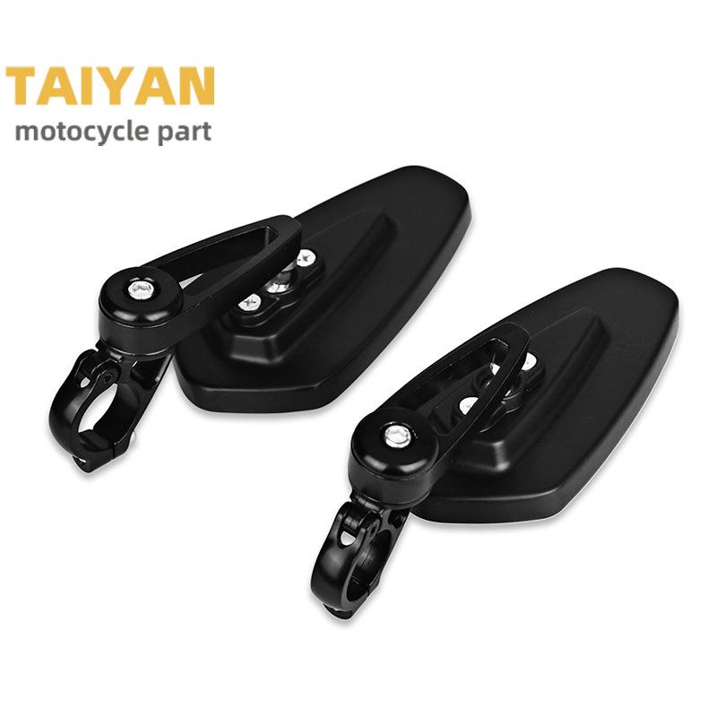 Universal Retro Electric Motorcycle Rearview Mirror for Harley & Yamaha (22mm)