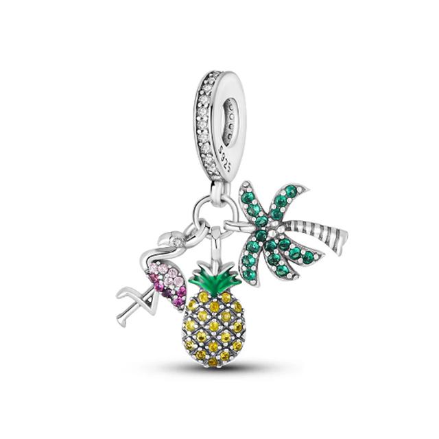 

Новий сріблястий колір Ocean Series Turtle No Fade Charm Beads Fit Pendant Charms S925 Logo Original Bracelet for Women DIY Jewelry