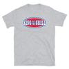 King of the Grill BBQ Barbecue Summer Cooking Humor Short-Sleeve Unisex T-Shirt
