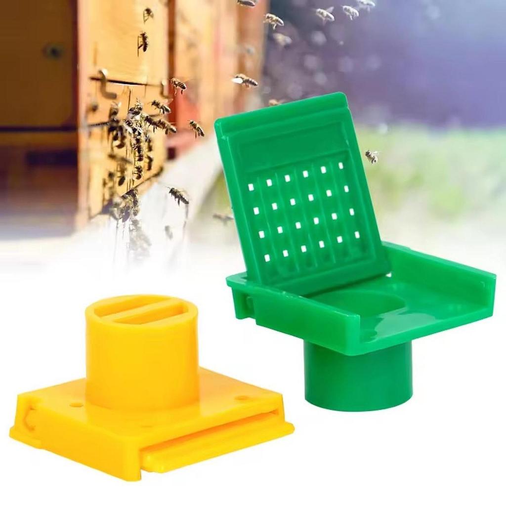 Hive Escaper Beekeeping Equipment Hive Door Queen Bee Protection Sliding Entrance Gate for Hive Bees Honey Flow Automatic