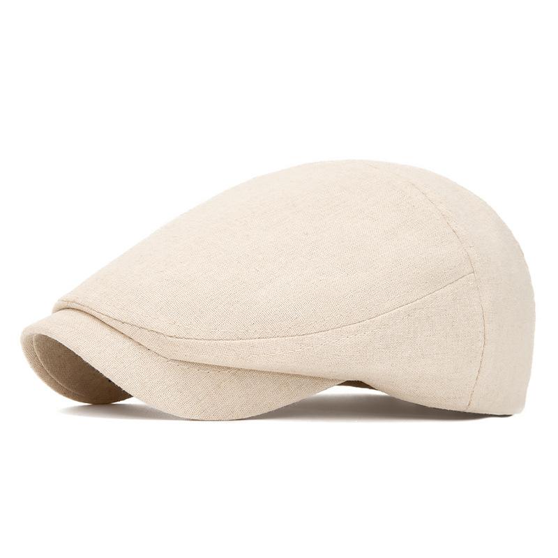 Men's Spring Cap Striped Beret Retro Forward Cap Women's British Newspaper Boy Hat Sun Hat
