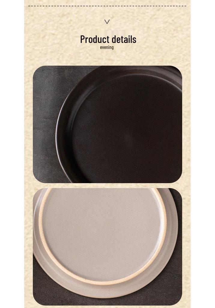 Japan-Korea Ceramic Plate: High Heat Resistance & Fast Conductivity, Microwave Safe for Baked Rice