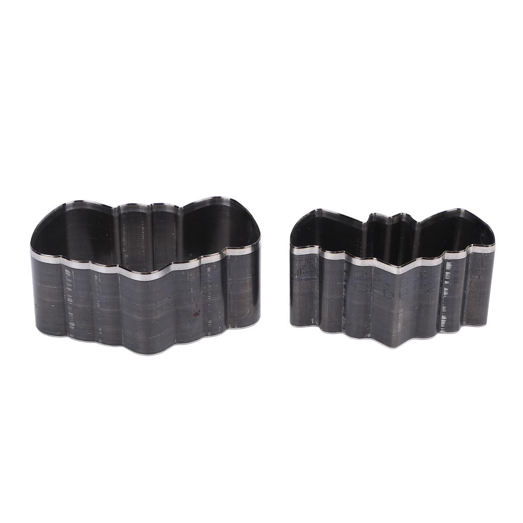 2PCS Leather Punching Dies Shoe Shape Cutting Die Hollow Punch Cutter for Handcrafts Jewelry Making