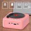 Retro Vinyl Record Player with Bluetooth & Subwoofer - Mini Wireless Desktop Ornament & Creative Gift Speaker