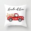 New Valentine's Day Red Rose Pillow Cover Wedding Gift Home Pillow Cover