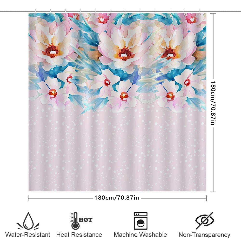 Black Cat Shower Curtain With White Background Home Decor Bathroom Accessories For Cats Lovers Polyester Waterproof Design (72 X
