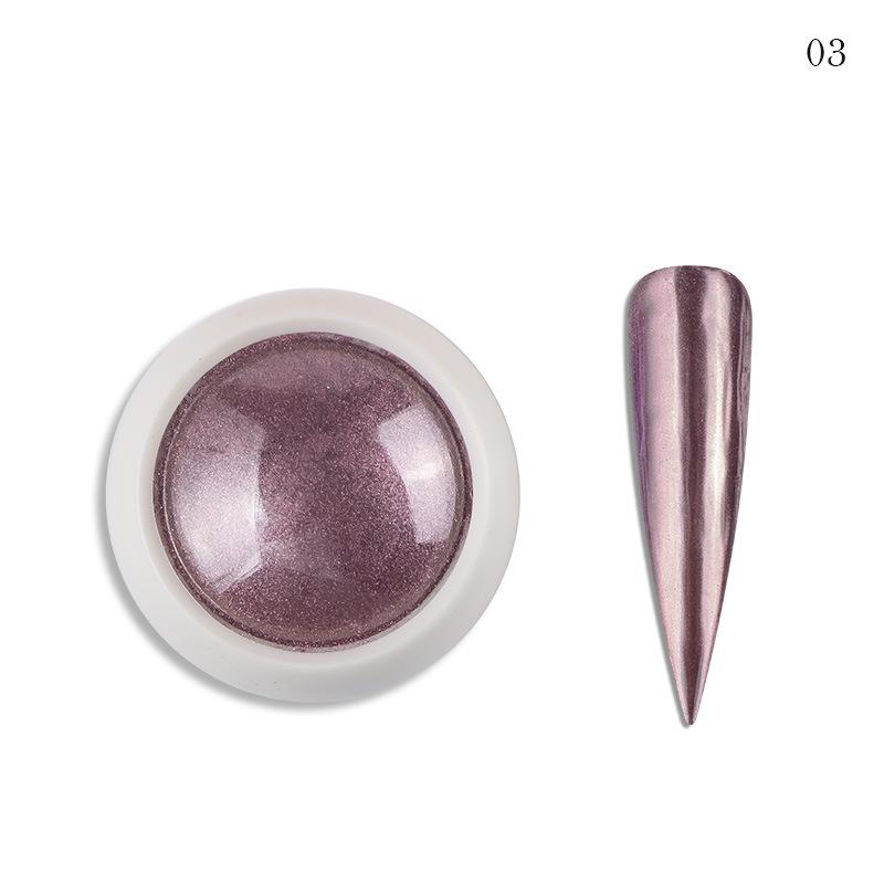 Nail Mirror Chrome Shimmer Glitter Holographic Colorful Dust Metallic Effect Pigment Powder For UV Gel Polish Nail Art Decoration