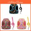 Pet Harness For Small Dogs With Embroidered Design For Daily Walks And Training