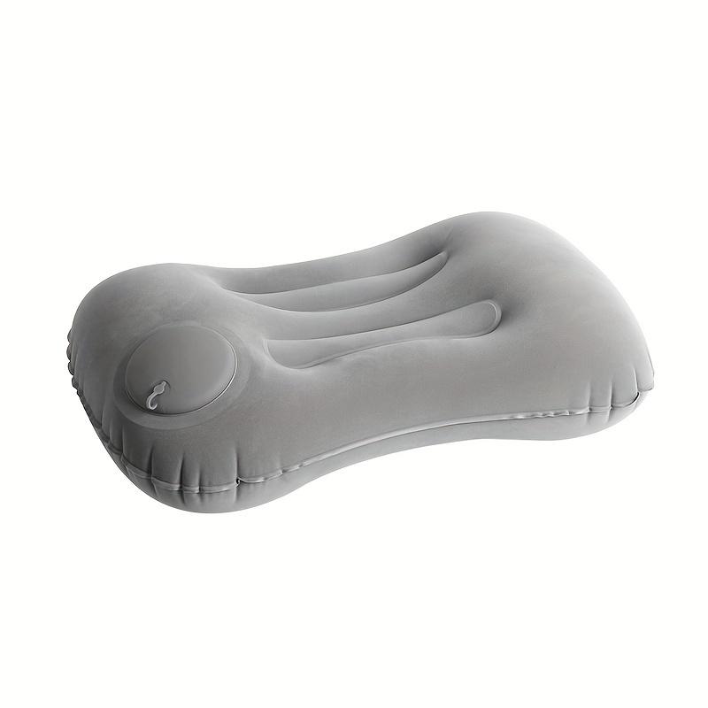Cuscino Gonfiabile Multifunzionale • Cuscino da Collo Pieghevole Portatile a Pressione • Sonno Confortevole Ovunque, in Qualsiasi Momento • Adatto per Viaggi, Casa, Lavoro