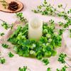 St Patrick Günü Yonca Çelengi Yaratıcı Masa Oturma Odası İç Mekan Dış Mekan