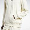 Reebok Solid Color Logo Sports Hoodie Unisex Hoodies Off-White HG1595