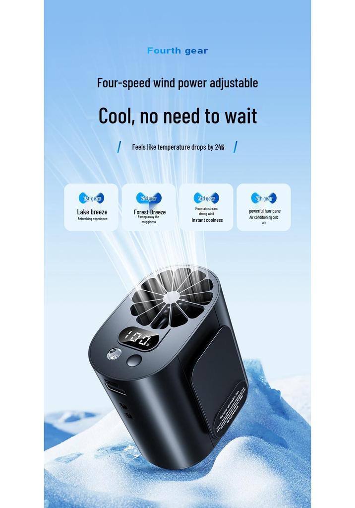 Portable Super Powerful Mini Cooling Waist Fan for Construction Sites