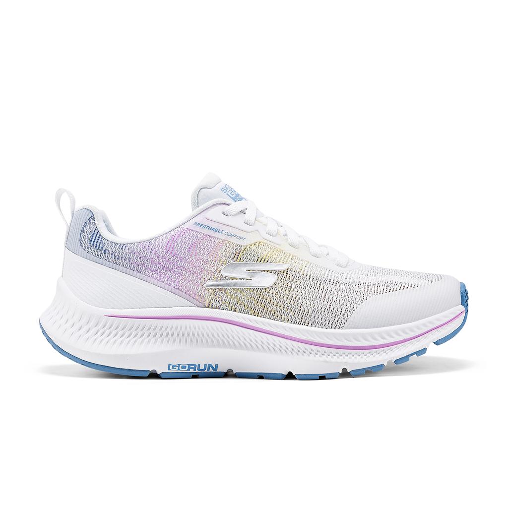 Skechers Go Run Consistent 2.0 Comfortable Versatile Simple Fashion Low-Top Running Shoes Women Sneaker White 128631-WMLT