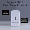 20W USB-C Fast Charger for Mobile Phones - EU/UK Standard, 3A Type-C Adapter