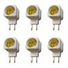 E27 EU Plugglampe Lysholder Base Socket Converter Adapter med kontrollbryter