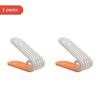 Double Layer Folding Shoe Rack Adjustable Space Saving Design for Closet Storage Durable Organizer Home Use